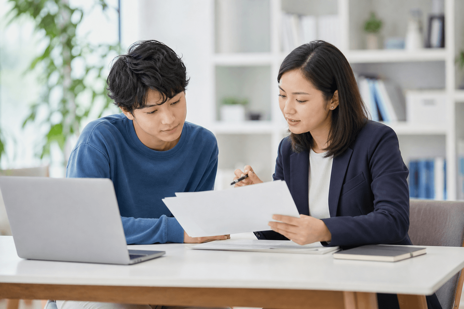 留学申请材料规划与咨询场景示意图